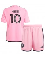 Inter Miami Lionel Messi #10 Hjemmedraktsett Barn 2024-25 Korte ermer (+ bukser)